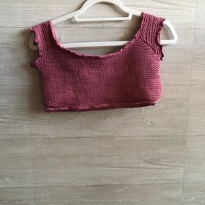 Free People: Smocked Crop Top